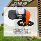 Maxbell Trimmer Face Shield Lawn Mower Mask for Landscaping Forestry Farming Weeding Orange