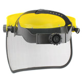 Maxbell Trimmer Face Shield with Metal Mesh Visor for Logging Gardening Outdoor Work