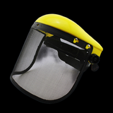 Maxbell Trimmer Face Shield with Metal Mesh Visor for Logging Gardening Outdoor Work