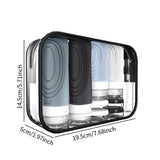 Maxbell Travel Bottles Silicone Travel Containers Jars for Liquid Lotion Conditioner