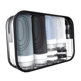 Maxbell Travel Bottles Silicone Travel Containers Jars for Liquid Lotion Conditioner