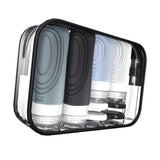 Maxbell Travel Bottles Silicone Travel Containers Jars for Liquid Lotion Conditioner