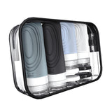 Maxbell Travel Bottles Silicone Travel Containers Jars for Liquid Lotion Conditioner