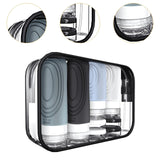 Maxbell Travel Bottles Silicone Travel Containers Jars for Liquid Lotion Conditioner