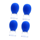 Maxbell 4Pcs Body Cupping Set Back Thigh Arm Legs Household Body Cup Fascia Massager Blue
