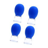 Maxbell 4Pcs Body Cupping Set Back Thigh Arm Legs Household Body Cup Fascia Massager Blue