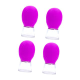 Maxbell 4Pcs Body Cupping Set Back Thigh Arm Legs Household Body Cup Fascia Massager Rose