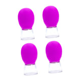 Maxbell 4Pcs Body Cupping Set Back Thigh Arm Legs Household Body Cup Fascia Massager Rose