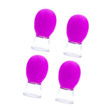 Maxbell 4Pcs Body Cupping Set Back Thigh Arm Legs Household Body Cup Fascia Massager Rose