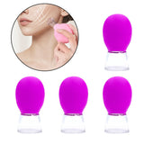Maxbell 4Pcs Body Cupping Set Back Thigh Arm Legs Household Body Cup Fascia Massager Rose
