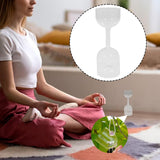 Maxbell Clear Glass Sound Bowl Sturdy Meditation Bowl for Relaxation Family Members