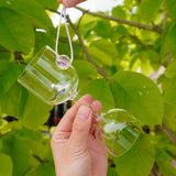 Maxbell Clear Glass Sound Bowl Sturdy Meditation Bowl for Relaxation Family Members