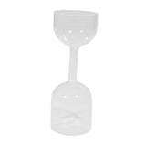 Maxbell Clear Glass Sound Bowl Sturdy Meditation Bowl for Relaxation Family Members