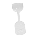 Maxbell Clear Glass Sound Bowl Sturdy Meditation Bowl for Relaxation Family Members