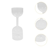 Maxbell Clear Glass Sound Bowl Sturdy Meditation Bowl for Relaxation Family Members