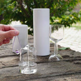 Maxbell Clear Glass Sound Bowl Sturdy Meditation Bowl for Relaxation Family Members