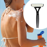 Maxbell Lotion Applicator for Back Sunscreen Applicator for Self Tanner Ointment Men black