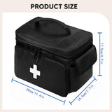 Maxbell First Aid Bag Empty Professional Medical Storage Bag for Outdoor Home Hiking