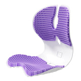 Maxbell Gel Chair Cushion Sitting Posture Correction Chair for Desk Chair Floor Seat Violet