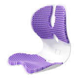 Maxbell Gel Chair Cushion Sitting Posture Correction Chair for Desk Chair Floor Seat Violet