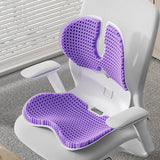 Maxbell Gel Chair Cushion Sitting Posture Correction Chair for Desk Chair Floor Seat Violet
