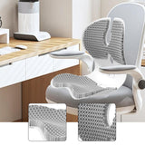 Maxbell Gel Chair Cushion Sitting Posture Correction Chair for Desk Chair Floor Seat Grey