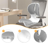 Maxbell Gel Chair Cushion Sitting Posture Correction Chair for Desk Chair Floor Seat Grey