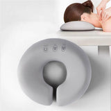 Maxbell Face Down Pillow Zipper Versatile Salon Massage Pillow for Plane Salons Home Grey