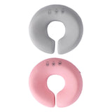 Maxbell Face Down Pillow Zipper Versatile Salon Massage Pillow for Plane Salons Home Grey