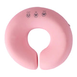 Maxbell Face Down Pillow Zipper Versatile Salon Massage Pillow for Plane Salons Home Pink