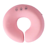 Maxbell Face Down Pillow Zipper Versatile Salon Massage Pillow for Plane Salons Home Pink