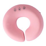 Maxbell Face Down Pillow Zipper Versatile Salon Massage Pillow for Plane Salons Home Pink