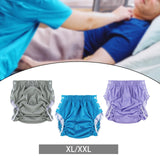 Maxbell Reusable Adult Cloth Diaper Washable Anti Side Leak for Seniors Multipurpose Grayish Green XL