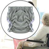 Maxbell Reusable Adult Cloth Diaper Washable Anti Side Leak for Seniors Multipurpose Grayish Green XL