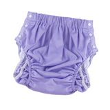 Maxbell Reusable Adult Cloth Diaper Washable Anti Side Leak for Seniors Multipurpose Purple XL