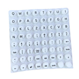 Maxbell Nail Art Typing Sticker Reusable Comfortable Protect Nail for Gaming Desktop