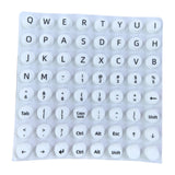 Maxbell Nail Art Typing Sticker Reusable Comfortable Protect Nail for Gaming Desktop