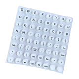 Maxbell Nail Art Typing Sticker Reusable Comfortable Protect Nail for Gaming Desktop