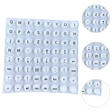 Maxbell Nail Art Typing Sticker Reusable Comfortable Protect Nail for Gaming Desktop
