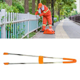 Maxbell Long Trash Garbage Picker Grabber Rustproof for Lazy People Trash Can Garden 86cm