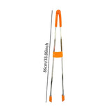 Maxbell Long Trash Garbage Picker Grabber Rustproof for Lazy People Trash Can Garden 86cm