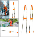 Maxbell Long Trash Garbage Picker Grabber Rustproof for Lazy People Trash Can Garden 86cm