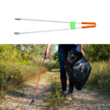 Maxbell Trash Garbage Picker Grabber Rustproof for behind Furniture Trash Can Garden 93x16cm