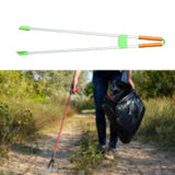 Maxbell Trash Garbage Picker Grabber Rustproof for behind Furniture Trash Can Garden 93x15cm