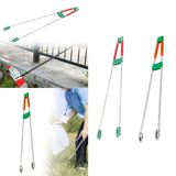 Maxbell Reaching Assist Tool Trash Garbage Picker Grabber for Floor Garden Trash Can Red