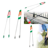Maxbell Reaching Assist Tool Trash Garbage Picker Grabber for Floor Garden Trash Can Red