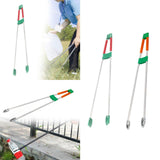 Maxbell Reaching Assist Tool Trash Garbage Picker Grabber for Floor Garden Trash Can Red