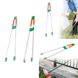 Maxbell Reaching Assist Tool Trash Garbage Picker Grabber for Floor Garden Trash Can Red
