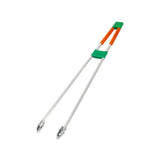 Maxbell Reaching Assist Tool Trash Garbage Picker Grabber for Floor Garden Trash Can Orange
