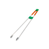 Maxbell Reaching Assist Tool Trash Garbage Picker Grabber for Floor Garden Trash Can Orange